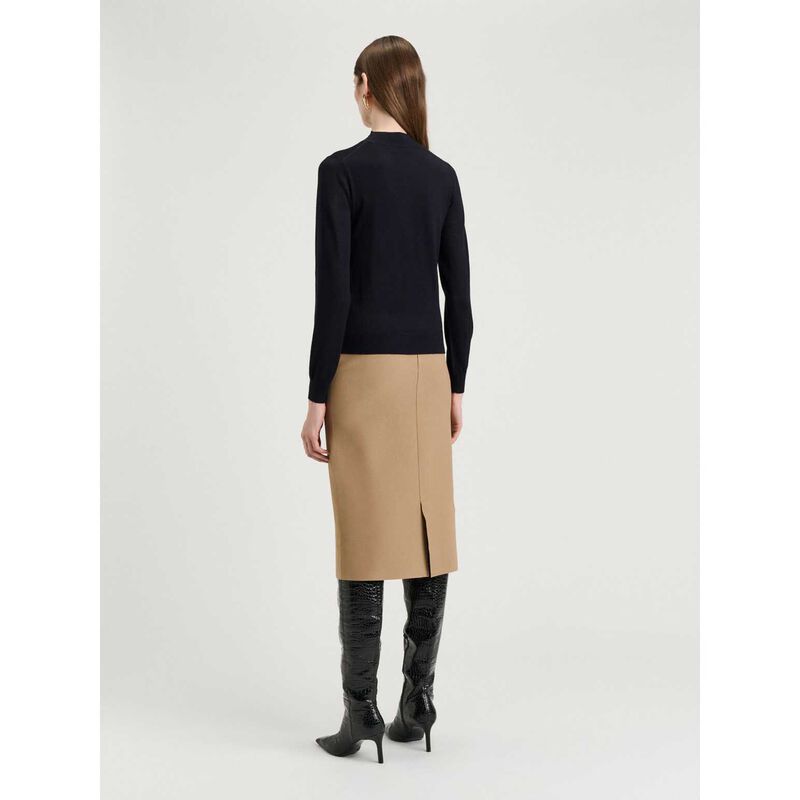 Veronika Maine Fine Gauge Long Sleeve Mock Neck image number 5